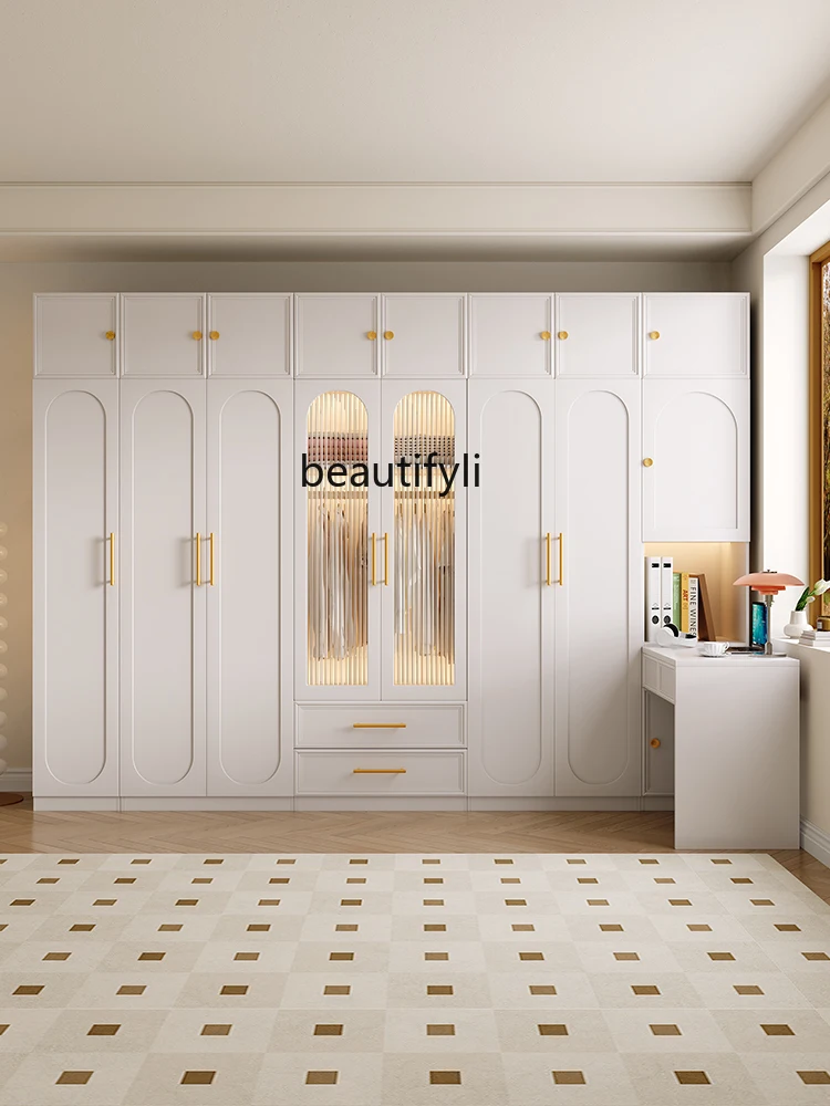 French Wardrobe Bedroom and Household Desk Dressing Table Integrated Storage Cabinet Four-Door Wardrobe
French Wardrobe Bedroom and Household Desk Dressing Table Integrated Storage Cabinet Four-Door Wardrobe