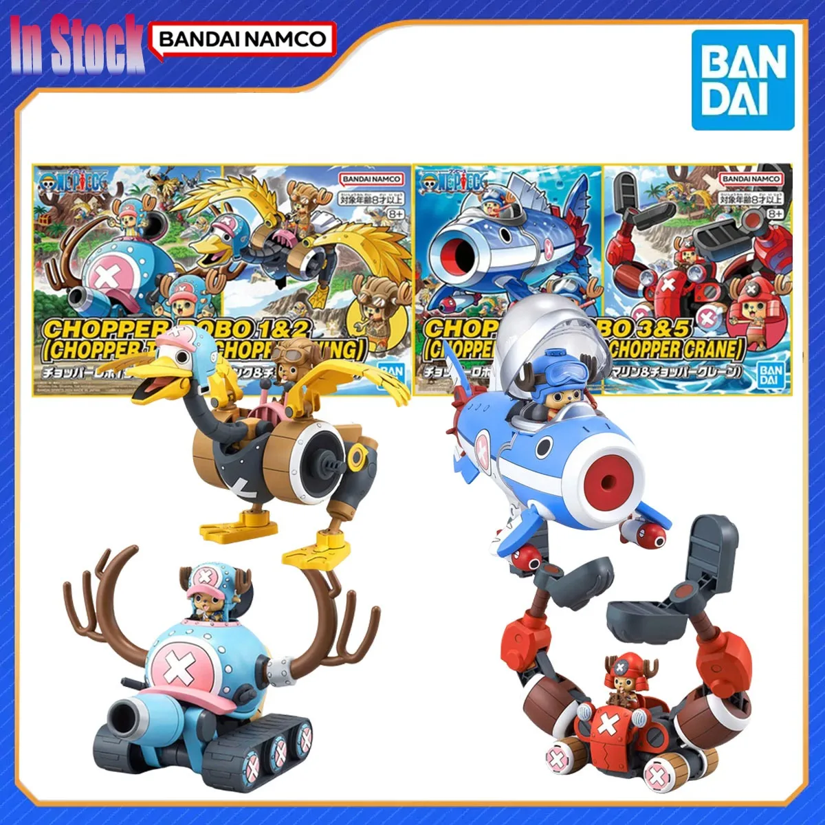 Genuine Bandai Original ONE PIECE Kit Chopper Robo35 Submarine Chopper 12Tank Wing Action Action Figure Model Kits Gift for Kids
Genuine Bandai Original ONE PIECE Kit Chopper Robo35 Submarine Chopper 12Tank Wing Action Action Figure Model Kits Gift for Kids