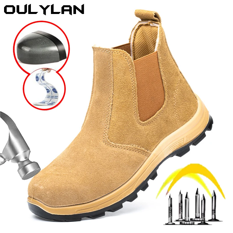 High-top Safety Shoes Men Anti-smashing Anti-piercing Anti-Scalding Fire-Resistant Flower Soft Comfortable Work Shoes
High-top Safety Shoes Men Anti-smashing Anti-piercing Anti-Scalding Fire-Resistant Flower Soft Comfortable Work Shoes