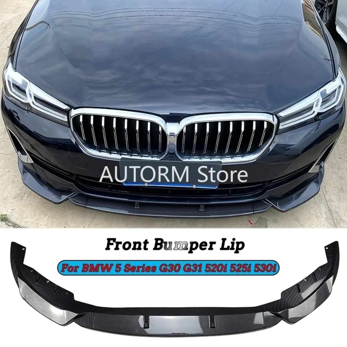 For BMW 5 Series G30 G31 520i 525i 530i Facelift 2021-2023 Front Bumper Lip Spoiler Splitter Diffuser Bumper Decoration
For BMW 5 Series G30 G31 520i 525i 530i Facelift 2021-2023 Front Bumper Lip Spoiler Splitter Diffuser Bumper Decoration