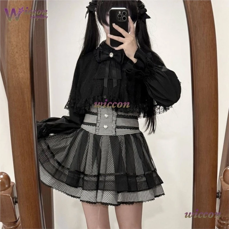 Повседневная эстетичная рубашка 2026 Jirai Kei, женские рубашки Kawaii Lolita Y2K, милая блузка в японском стиле, элегантные милые топы с длинными рукавами
Повседневная эстетичная рубашка 2026 Jirai Kei, женские рубашки Kawaii Lolita Y2K, милая блузка в японском стиле, элегантные милые топы с длинными рукавами
