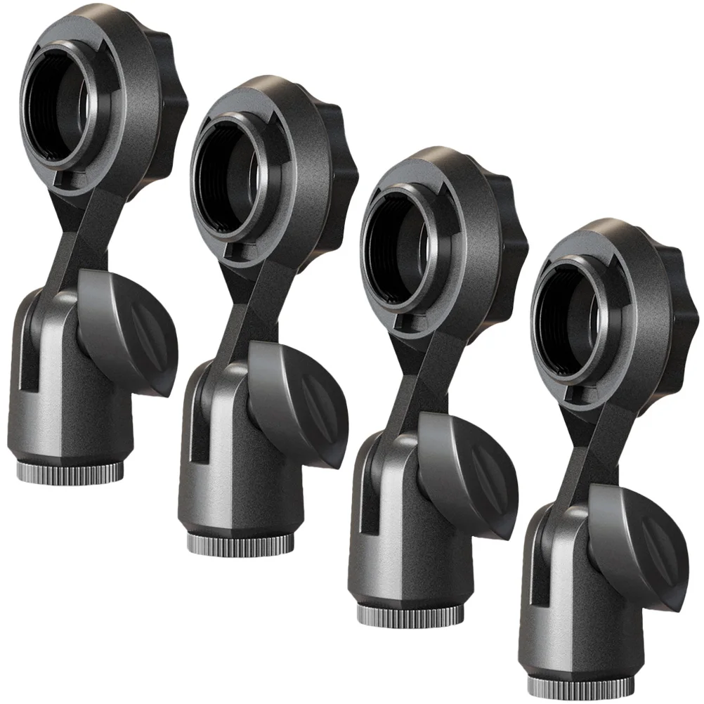 4pcs Capacitive Microphone Stand Clips Holder Clamp Rotatable 270 Degree Universal Mic Holder Suitable Audio Devices Easy Store
4pcs Capacitive Microphone Stand Clips Holder Clamp Rotatable 270 Degree Universal Mic Holder Suitable Audio Devices Easy Store