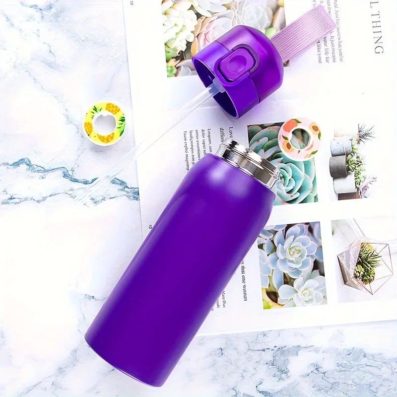 Stainless Steel Sports Insulated Bottle With 1 Random Fruit Flavor Pod Portable Water Cup Suitable For Gym Office Outdoor Gift
Stainless Steel Sports Insulated Bottle With 1 Random Fruit Flavor Pod Portable Water Cup Suitable For Gym Office Outdoor Gift