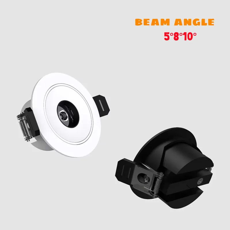 Adjustable LED spotlights small Angle focus 5°8°10° Ultra-thin living room wine cabinet Museum study lighting decoration 3W5W7W
Adjustable LED spotlights small Angle focus 5°8°10° Ultra-thin living room wine cabinet Museum study lighting decoration 3W5W7W