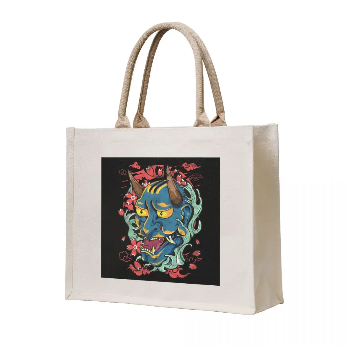Japanese Blue Demon Oni Mask Tote Bag Canvas shoulder bag shopper bag women canvas Customizable tote Women's beach bags
Japanese Blue Demon Oni Mask Tote Bag Canvas shoulder bag shopper bag women canvas Customizable tote Women's beach bags