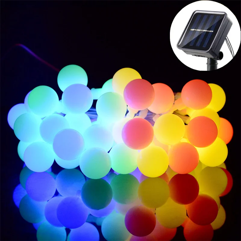Solar Fairy Light for Party Christmas Decoration Garden Wedding String Lights Outdoor 20/50/100LED Round Ball Solar Globe Lights
Solar Fairy Light for Party Christmas Decoration Garden Wedding String Lights Outdoor 20/50/100LED Round Ball Solar Globe Lights