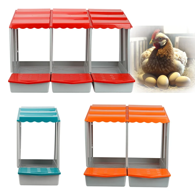 Chicken Coop Nesting Boxes Plastic Egg Laying Box Egg Collector Chicken Nesting Box with Lid
Chicken Coop Nesting Boxes Plastic Egg Laying Box Egg Collector Chicken Nesting Box with Lid
