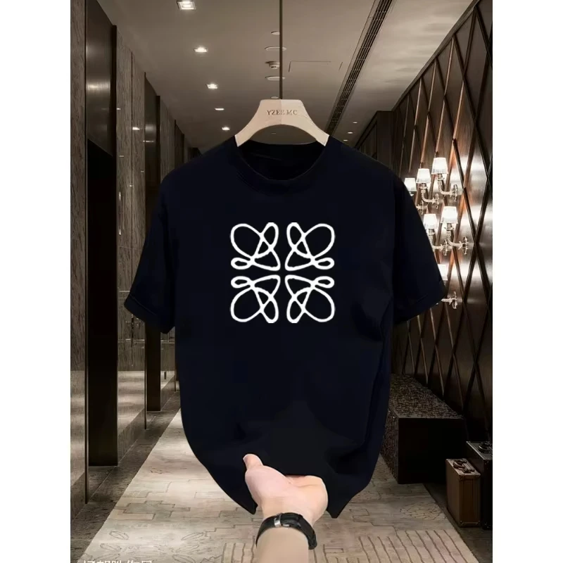 Luxury Brand Printed White and Black T-Shirt Men Women's Plus Size Casual Short Sleeve Crew Neck Cotton Fashion Street Tops Y2k 
Luxury Brand Printed White and Black T-Shirt Men Women's Plus Size Casual Short Sleeve Crew Neck Cotton Fashion Street Tops Y2k