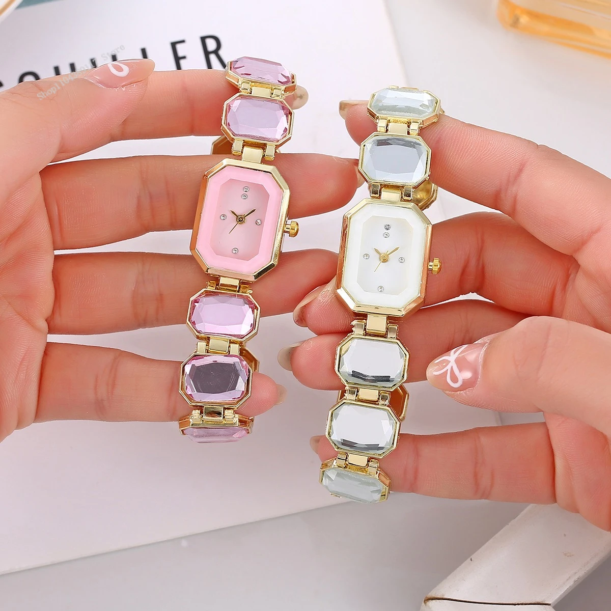 5-цветные женские часы, модные квадратные циферблаты, элегантные винтажные модные кварцевые часы Часы Женские Наручные (коробка не входит в комплект)
5-цветные женские часы, модные квадратные циферблаты, элегантные винтажные модные кварцевые часы Часы Женские Наручные (коробка не входит в комплект)