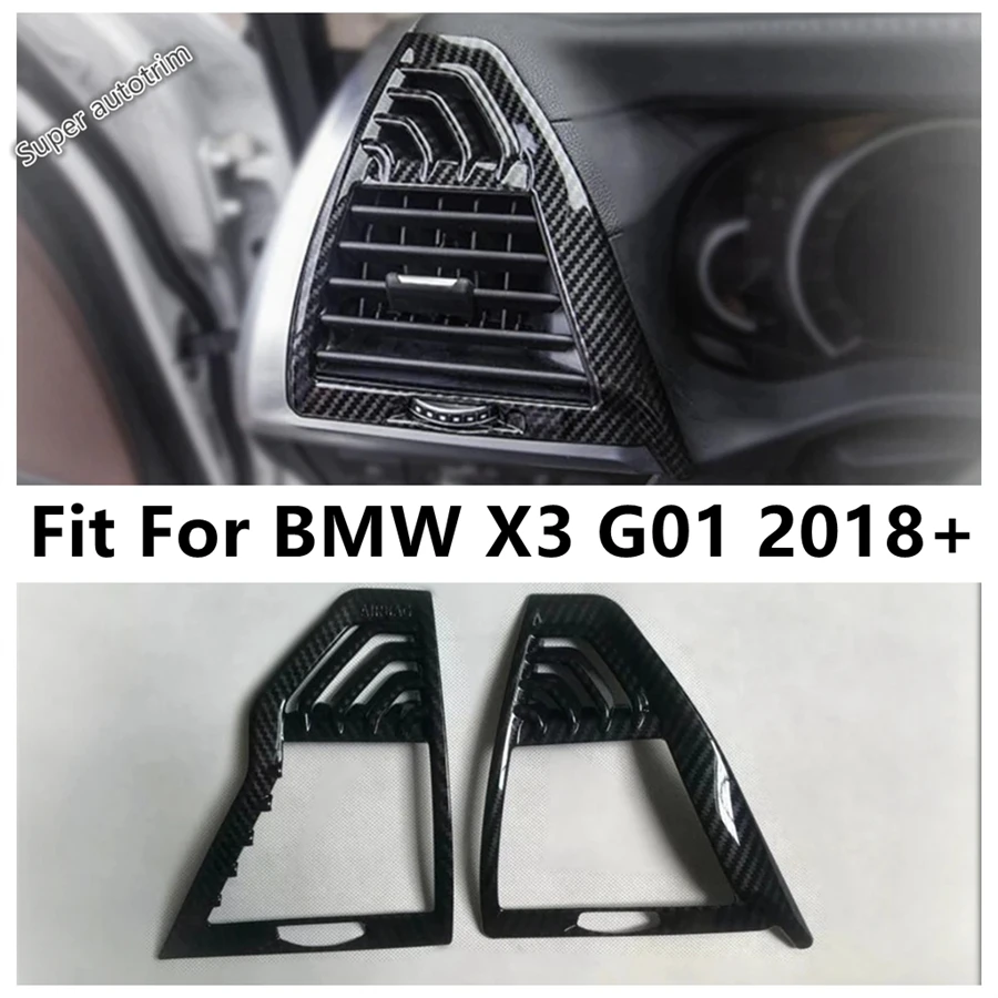 Car Side Air Conditioning AC Outlet Vent Frame Decor Cover Trim For BMW X3 G01 2018 - 2023 ABS Carbon Fiber Accessories Interior
Car Side Air Conditioning AC Outlet Vent Frame Decor Cover Trim For BMW X3 G01 2018 - 2023 ABS Carbon Fiber Accessories Interior