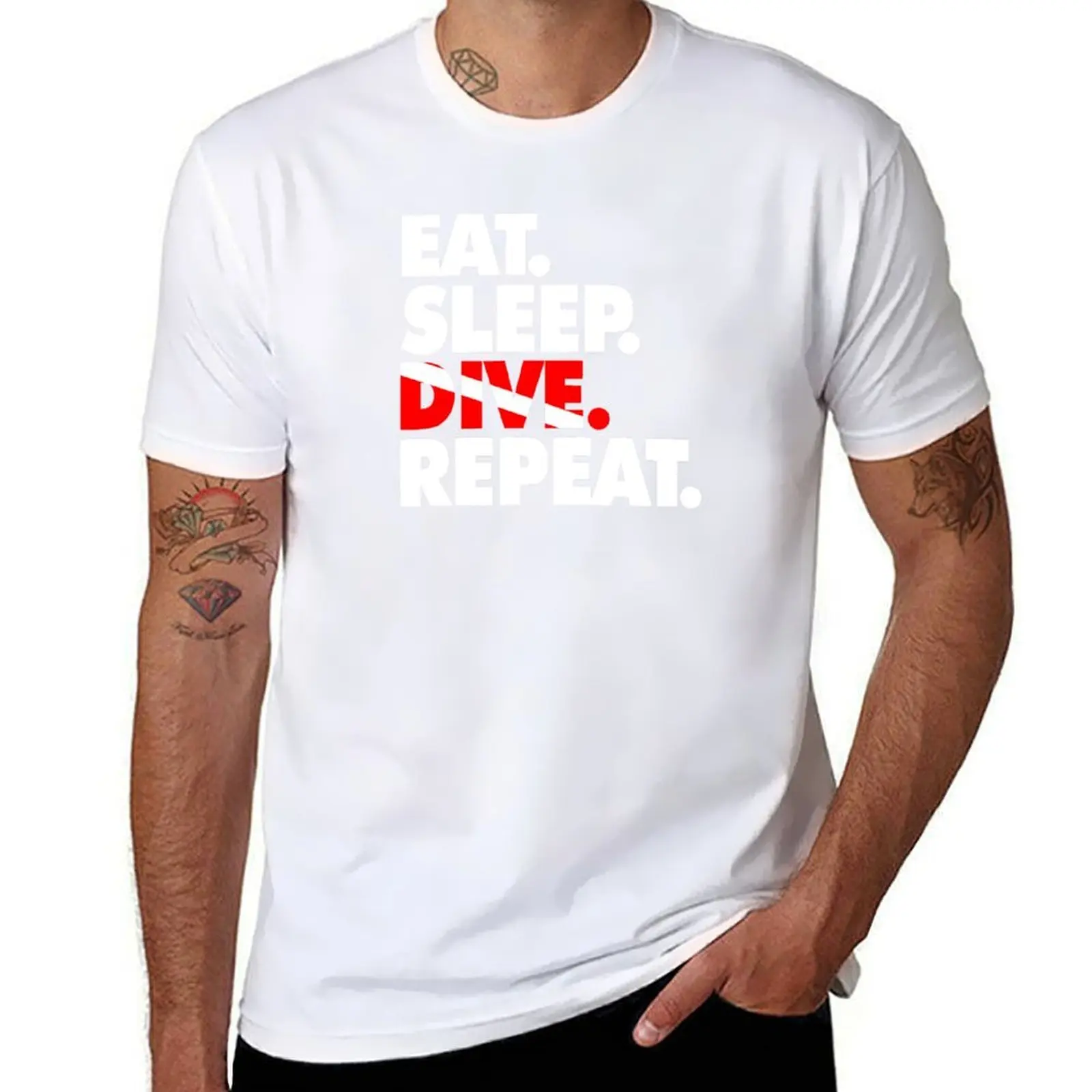 Eat Sleep Dive Repeat - Diving, Scuba, Snorkeling, Funny T-Shirt man t shirt summer man t shirt cotton T-Shirt
Eat Sleep Dive Repeat - Diving, Scuba, Snorkeling, Funny T-Shirt man t shirt summer man t shirt cotton T-Shirt
