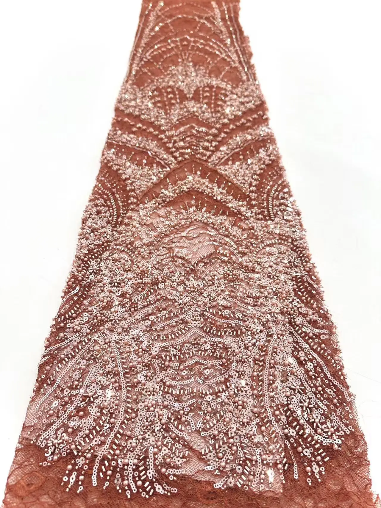 African Luxury Beaded Tulle Lace Fabric 2025 Nigerian Handmade Heavy Sequins Pearls Lace Fabric Fro Bridal Wedding Dresses
African Luxury Beaded Tulle Lace Fabric 2025 Nigerian Handmade Heavy Sequins Pearls Lace Fabric Fro Bridal Wedding Dresses