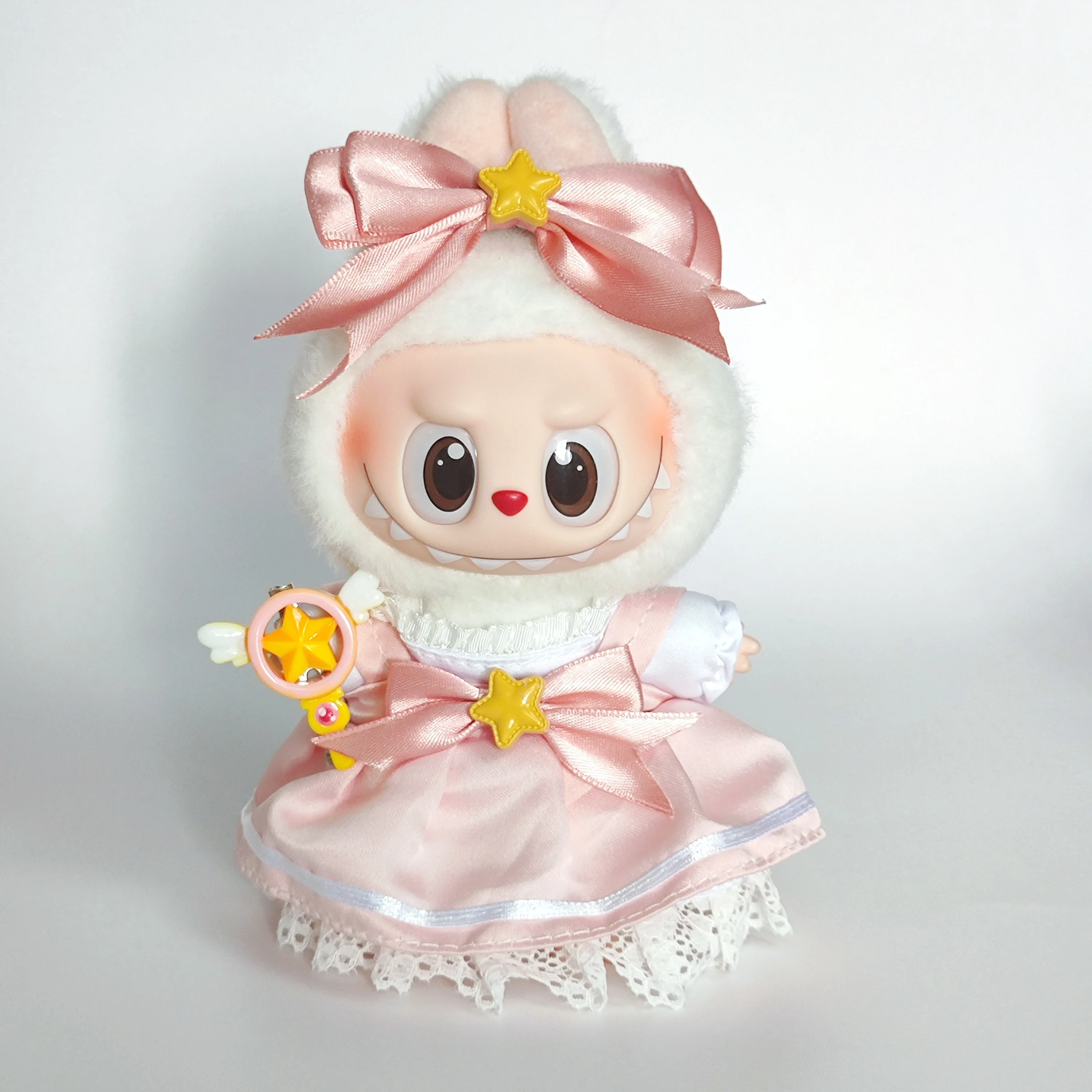 15/17cm Cute Mini Plush Doll's Clothing Outfit Kawaii Cardcaptor Sakura Style Labubu Idol Dolls Clothing Accessories
15/17cm Cute Mini Plush Doll's Clothing Outfit Kawaii Cardcaptor Sakura Style Labubu Idol Dolls Clothing Accessories