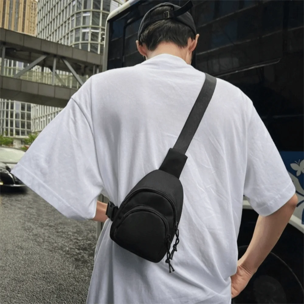 Casual Solid Color Men Crossbody Bag Mini Multifunctional Sports Chest Bag Nylon Japanese Style Shoulder Bag Phone Bag
Casual Solid Color Men Crossbody Bag Mini Multifunctional Sports Chest Bag Nylon Japanese Style Shoulder Bag Phone Bag
