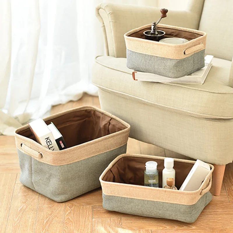 Nordic INS Linen Storage Basket Desktop Clutter Sorting Box Cosmetics Snacks Storage Basket Remote Control Storage Box
Nordic INS Linen Storage Basket Desktop Clutter Sorting Box Cosmetics Snacks Storage Basket Remote Control Storage Box