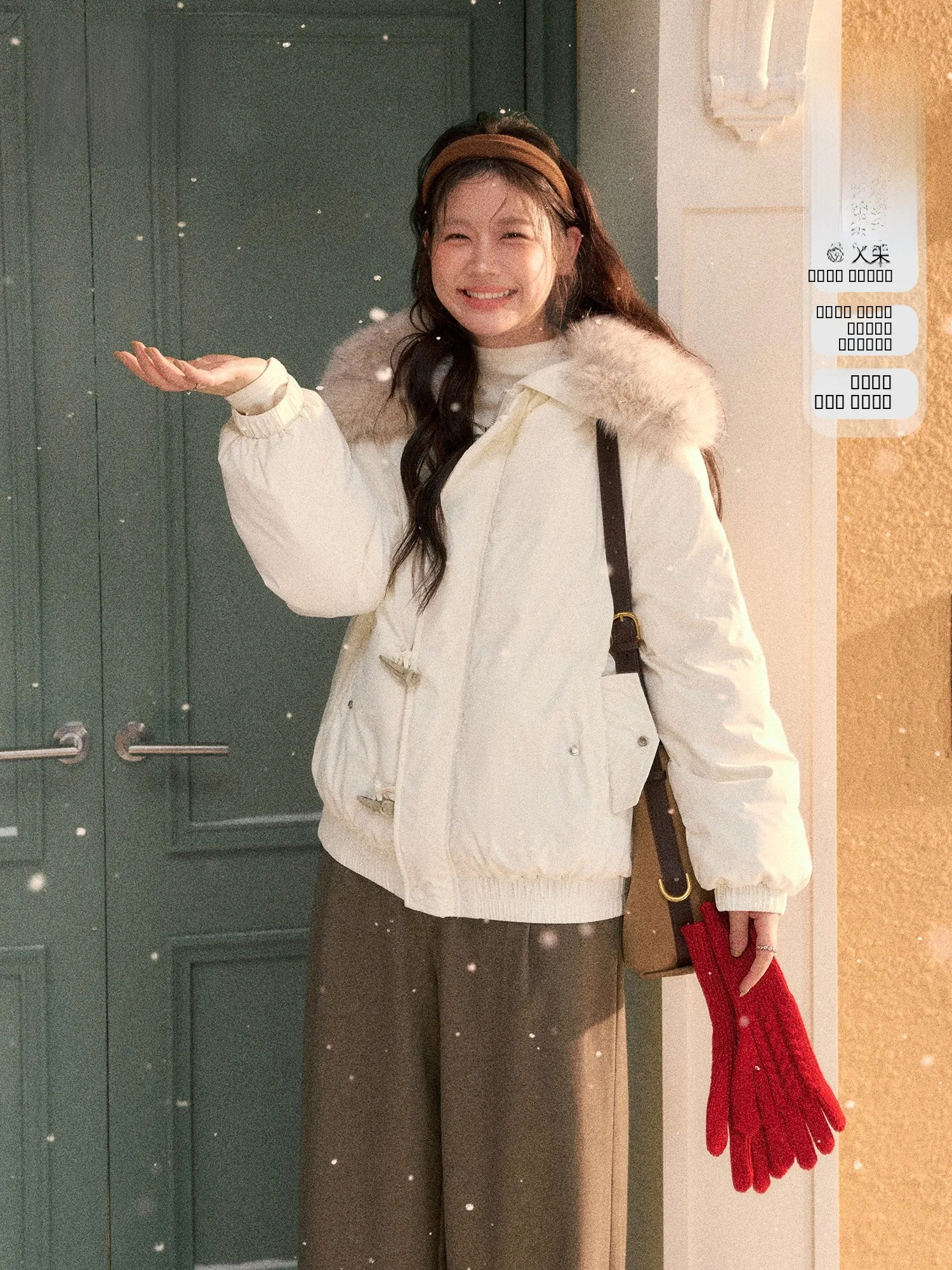 Пуховик Zhang Da для полных женщин, утепленный, с меховым воротником, в корейском стиле, для повседневной носки, молочно-белый
Пуховик Zhang Da для полных женщин, утепленный, с меховым воротником, в корейском стиле, для повседневной носки, молочно-белый