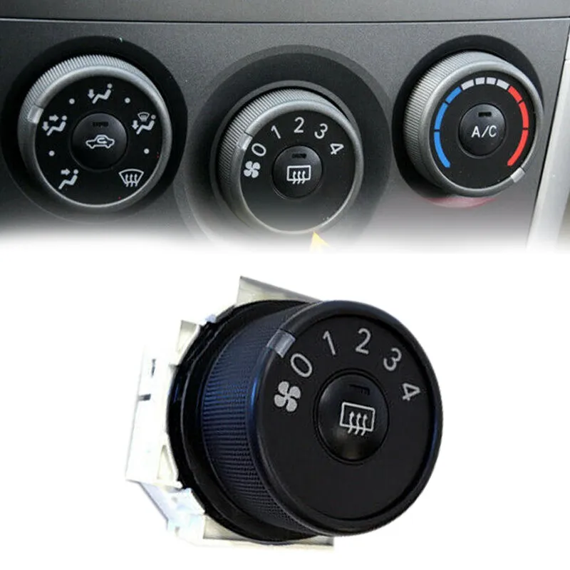 Подходит для Toyota Corolla 2009–2013 Matrix 09–10 Ручка переключателя управления вентилятором кондиционера- 
Подходит для Toyota Corolla 2009–2013 Matrix 09–10 Ручка переключателя управления вентилятором кондиционера-