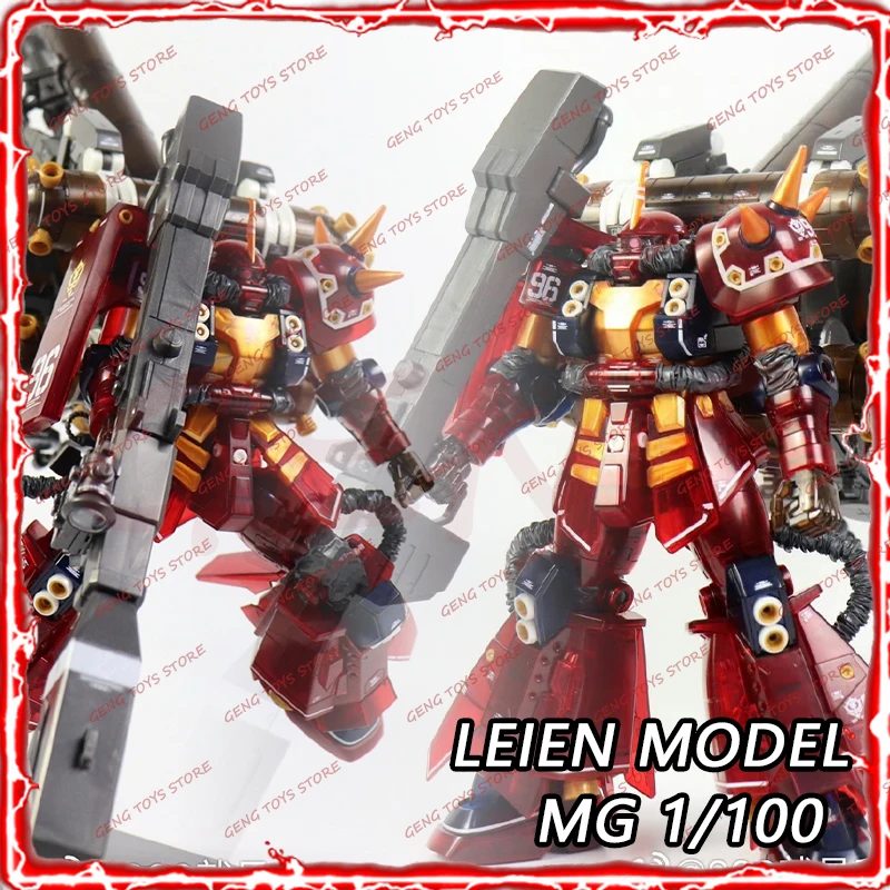 LEIEN Model Psycho Zaku MS-06R Action Figure Transparent Color 1/100 Scale Assembly Model Kit Thunderbolt Anime Figure Free Gift
LEIEN Model Psycho Zaku MS-06R Action Figure Transparent Color 1/100 Scale Assembly Model Kit Thunderbolt Anime Figure Free Gift