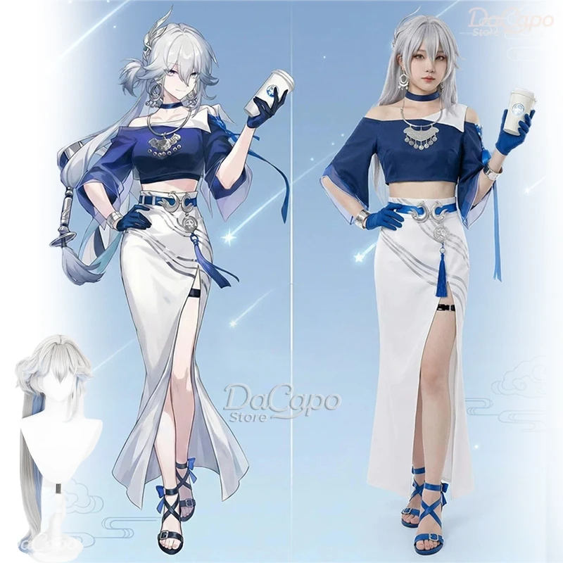 Hsr General Yao Guang Cosplay Costumes wig Full Set Sexy Outfit Dress Honkai: Star Rail x ChaPanda Collaboration Halloween Women
Hsr General Yao Guang Cosplay Costumes wig Full Set Sexy Outfit Dress Honkai: Star Rail x ChaPanda Collaboration Halloween Women