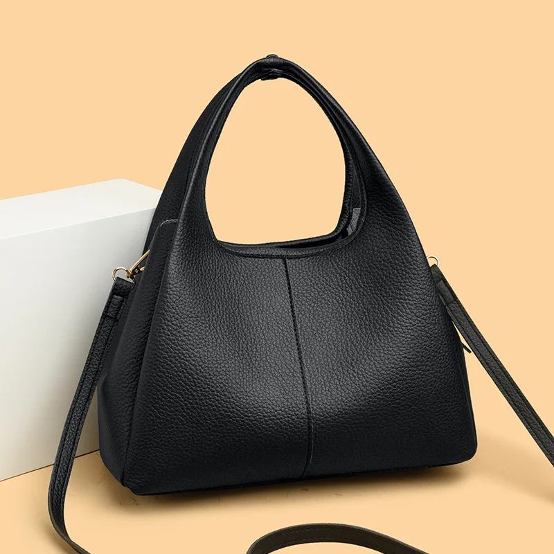 Women Retro Handbags Solid Pu Leather Casual Handle Bags Large Capacity Female Commute Crossbody Shoulder Pack Lady Underarm Bag
Women Retro Handbags Solid Pu Leather Casual Handle Bags Large Capacity Female Commute Crossbody Shoulder Pack Lady Underarm Bag