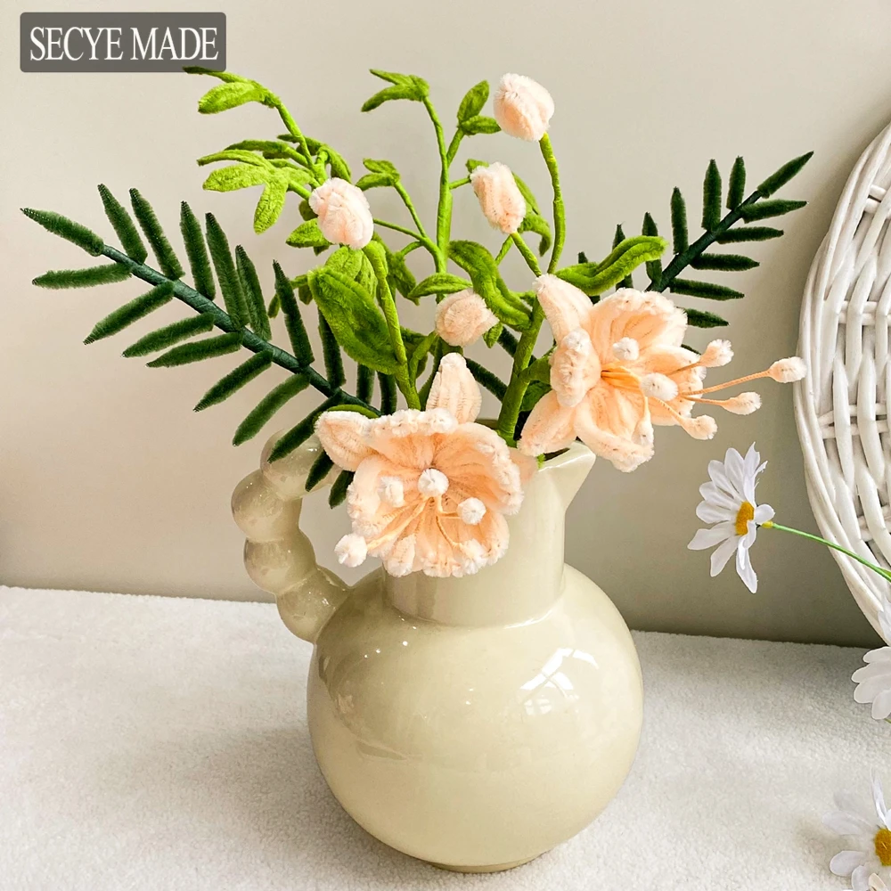 Handmade Chenille Stem Craft Bouquet Cinnamon Color Artifical Flowers for Mother's Day Girlfriend Plant Home Wedding Decor K113
Handmade Chenille Stem Craft Bouquet Cinnamon Color Artifical Flowers for Mother's Day Girlfriend Plant Home Wedding Decor K113