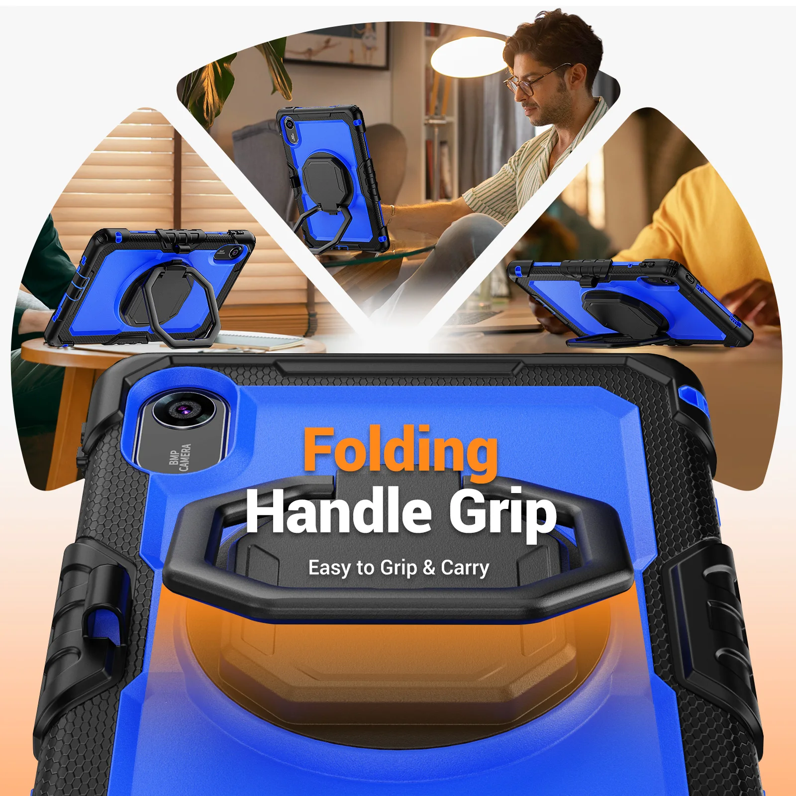 360 Rotatable Handle Grip Case For Xiaomi Redmi Pad 2 2025 11.0 inch Model 25040RP0AG 25040RP0AI Heavy Duty Rugged Stand Cover
360 Rotatable Handle Grip Case For Xiaomi Redmi Pad 2 2025 11.0 inch Model 25040RP0AG 25040RP0AI Heavy Duty Rugged Stand Cover