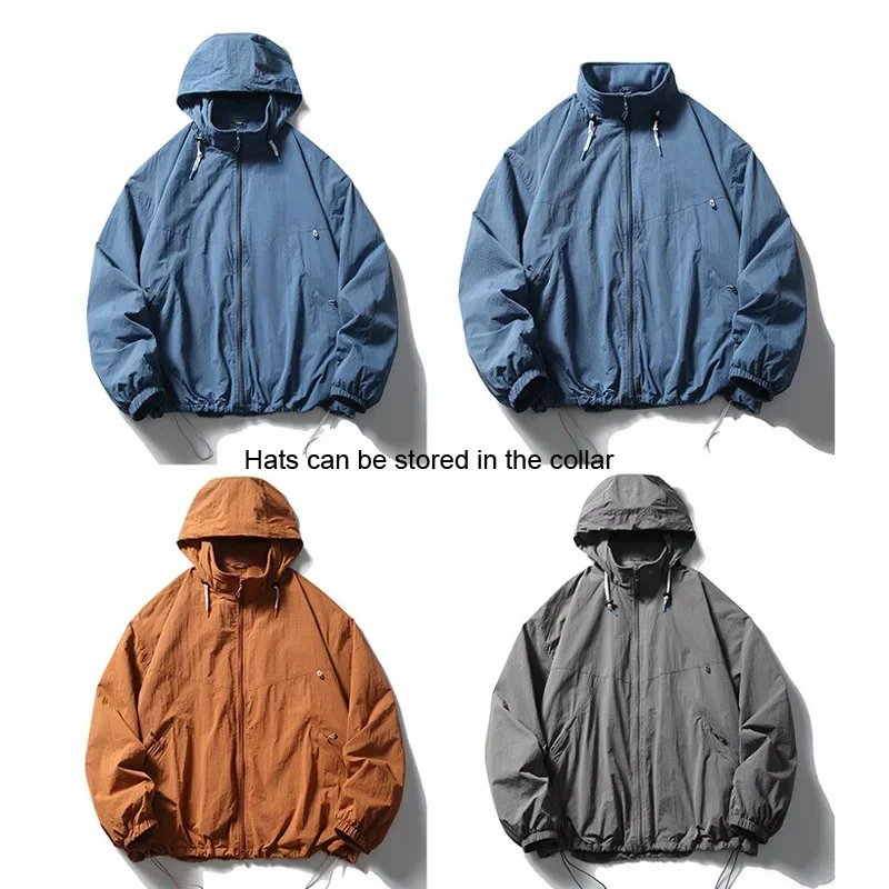 Men Outdoor Fashion Soft Shell Fleece Liner Loose Casual Tack Hooded Cargo Jacket Women Autumn Lightweight Warm Coat Outerwear
Men Outdoor Fashion Soft Shell Fleece Liner Loose Casual Tack Hooded Cargo Jacket Women Autumn Lightweight Warm Coat Outerwear