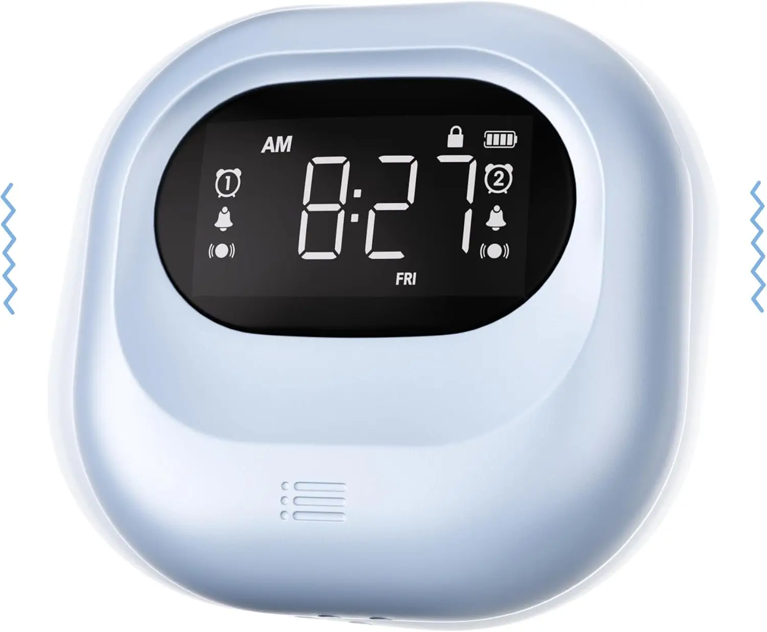Vibrating Alarm Clock for Heavy Sleepers, Rechargeable Bed Shaker, Dual Alarms, Portable
Vibrating Alarm Clock for Heavy Sleepers, Rechargeable Bed Shaker, Dual Alarms, Portable