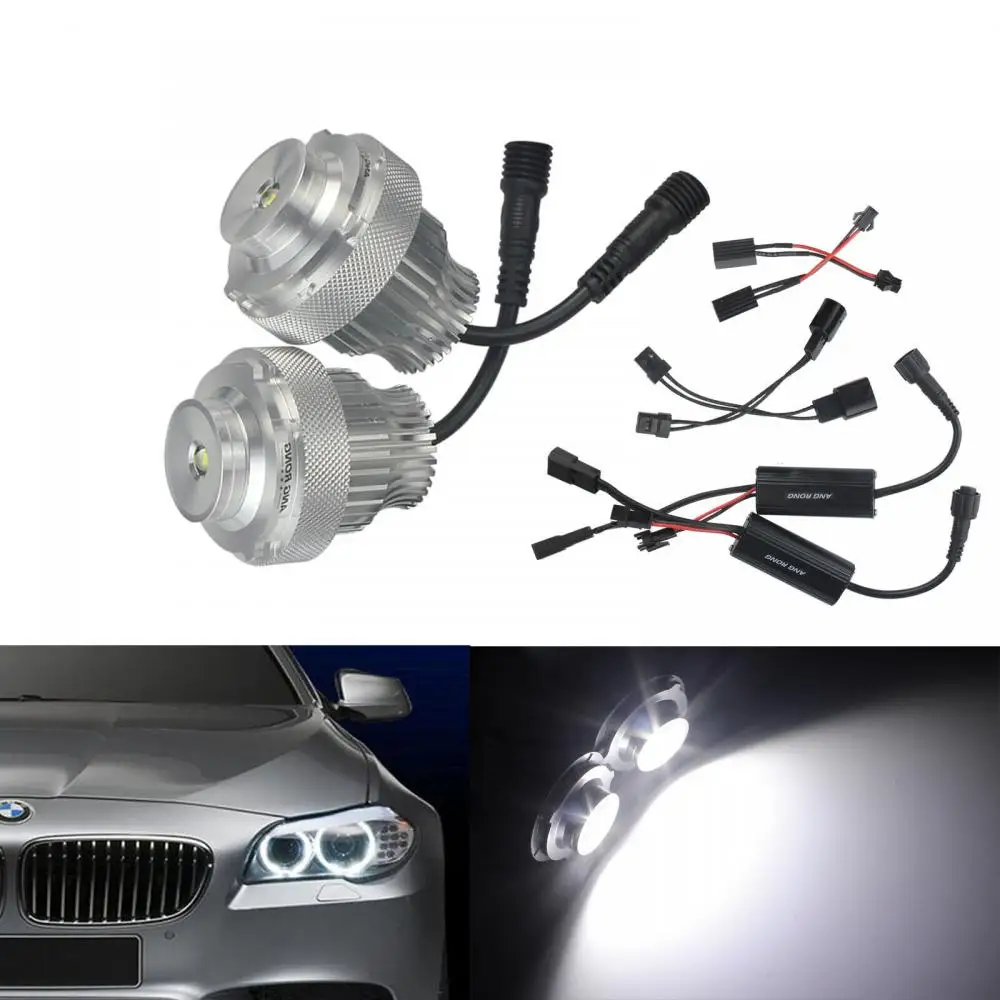 Canbus 20W LED Angel Eyes Halo Rings Headlight Lamp For BMW 5-Series E60 E61 LCI
Canbus 20W LED Angel Eyes Halo Rings Headlight Lamp For BMW 5-Series E60 E61 LCI