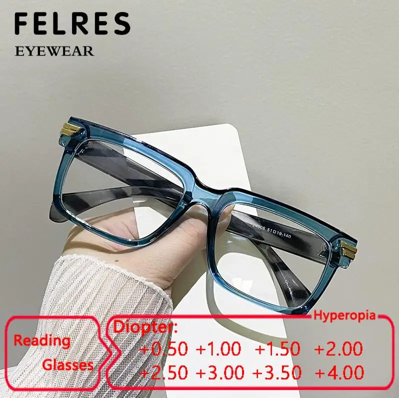 Brand Design Anti Blue Light Retro Reading Glasses Women Trend Square Optical Glasses Finished Presbyopic Spectacles Readers
Brand Design Anti Blue Light Retro Reading Glasses Women Trend Square Optical Glasses Finished Presbyopic Spectacles Readers