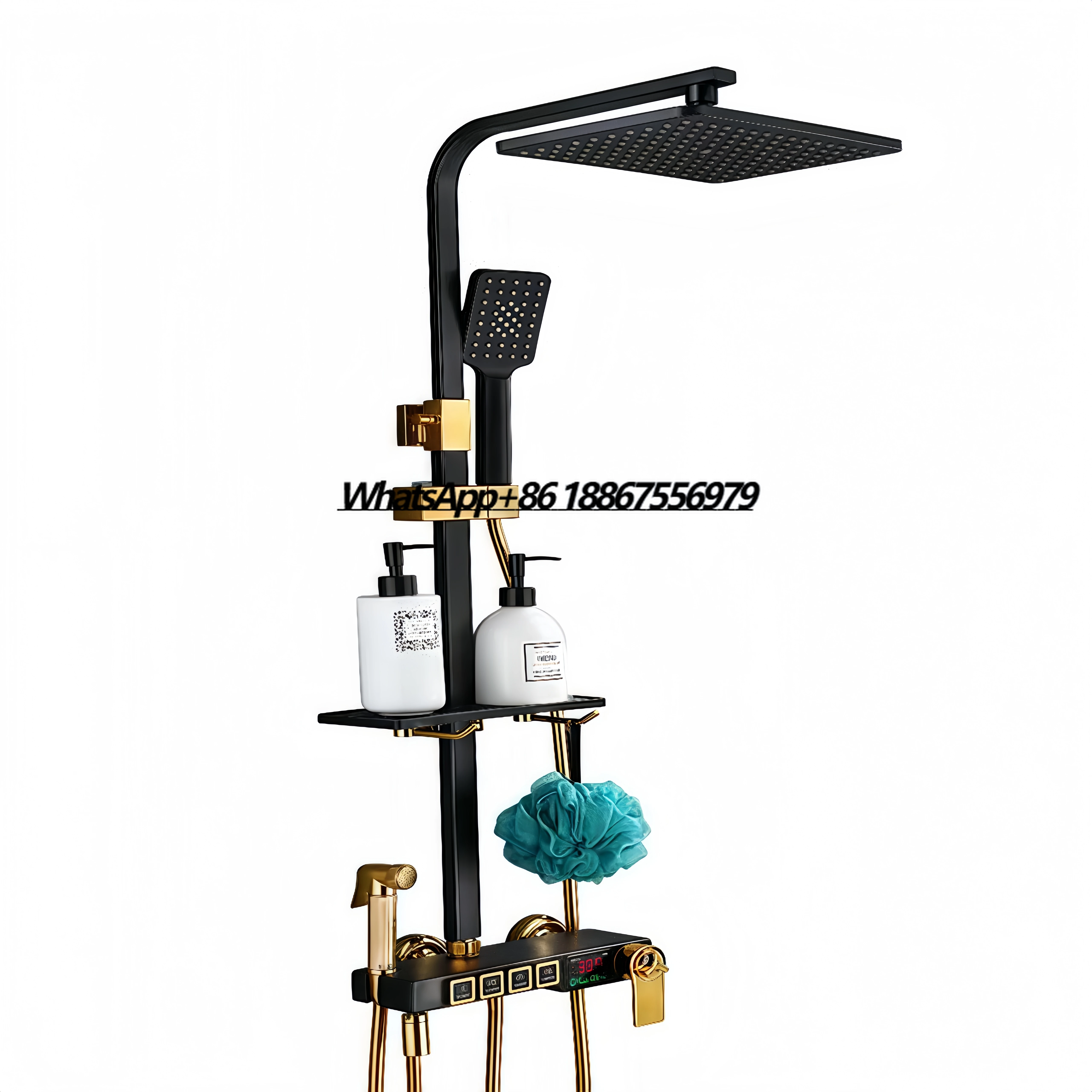YITE Piano Key Thermostatic Rainfall Shower System 4 Spray Mode Wall Mounted Digital Display Bath & Shower Faucets
YITE Piano Key Thermostatic Rainfall Shower System 4 Spray Mode Wall Mounted Digital Display Bath & Shower Faucets