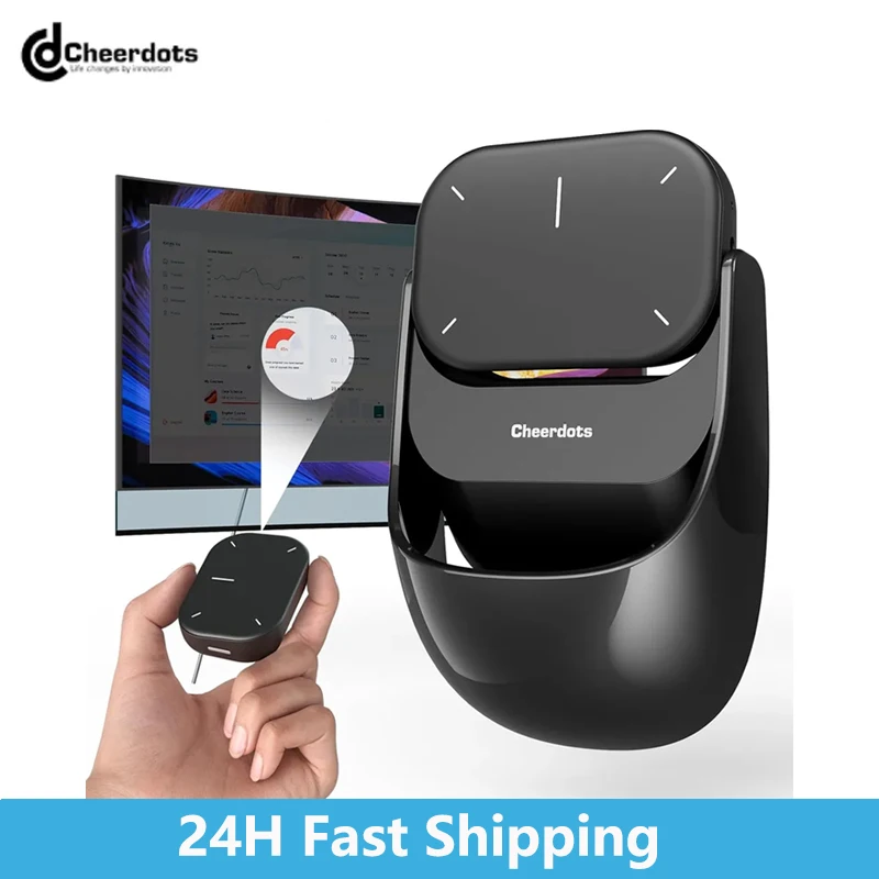 Cheerdots 2 Detachable Air Mouse Wireless Touchpad All-in-one Pocket AI Recording Enabled Mouse Wireless Controll mouse