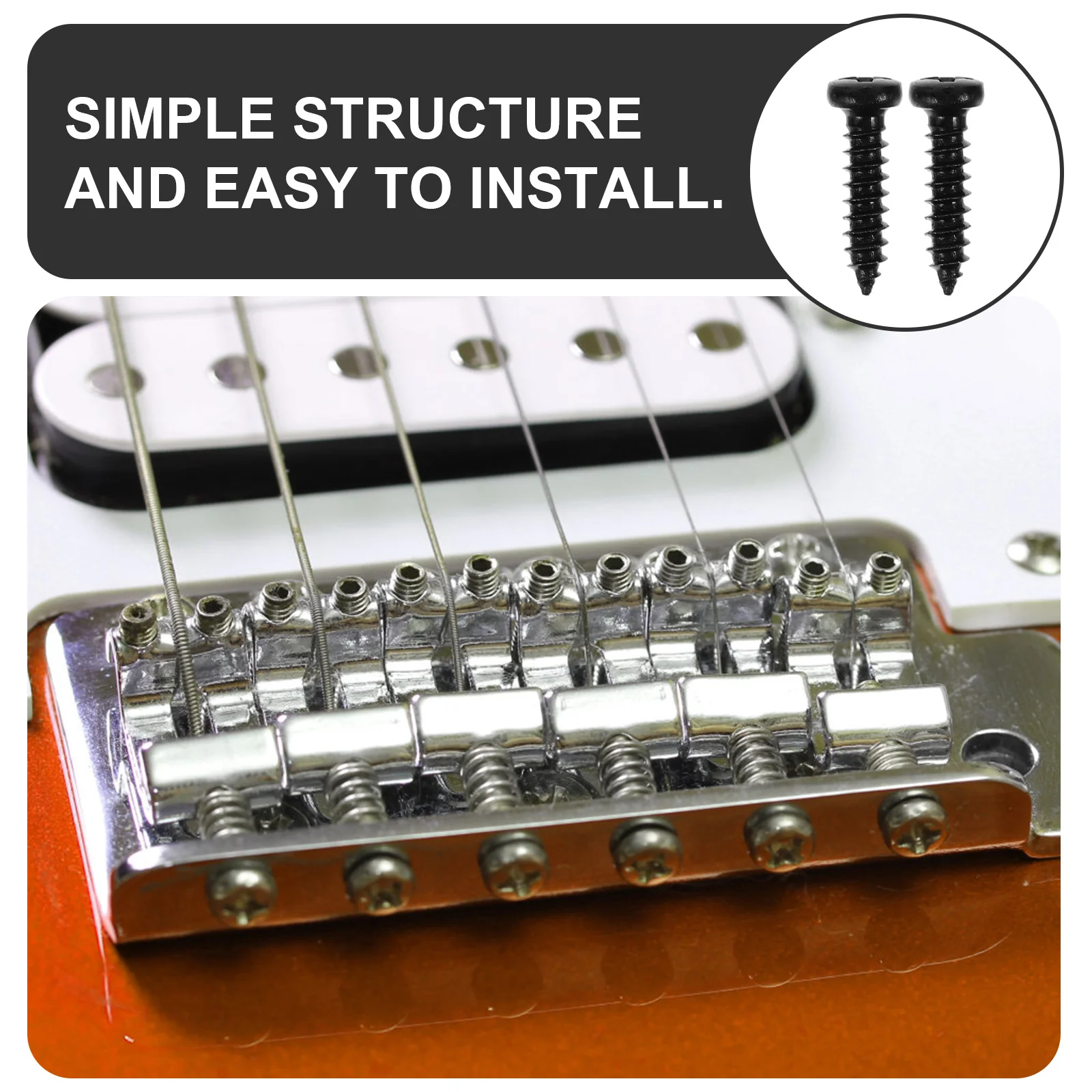 50Pcs Tuning Key Screws Strong Iron Great Endurance Delicate Texture Bright Color Electric Acoustic Guitar Bass
50Pcs Tuning Key Screws Strong Iron Great Endurance Delicate Texture Bright Color Electric Acoustic Guitar Bass