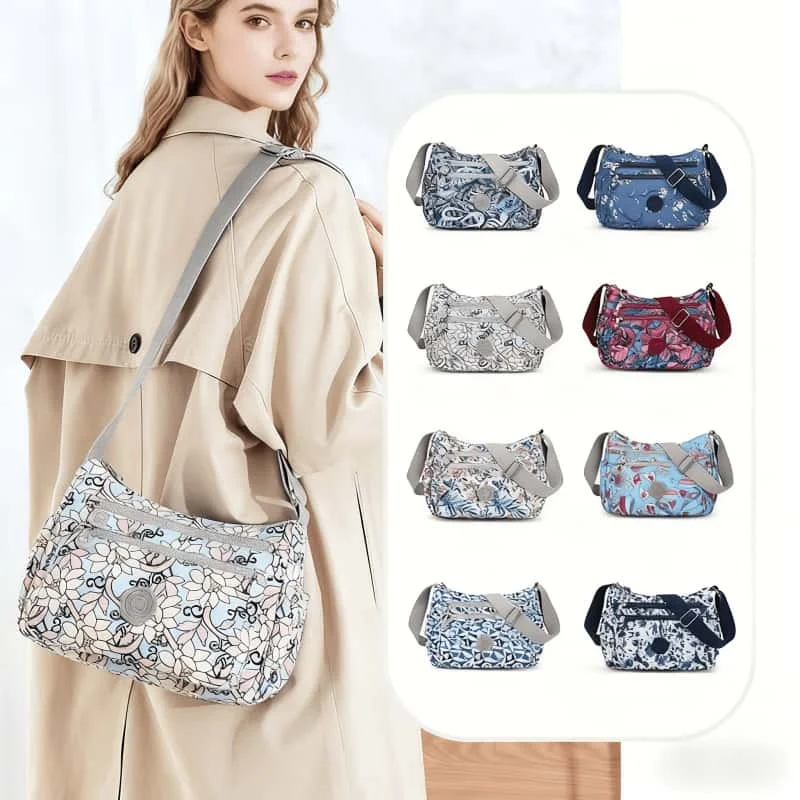 Women's Lightweight Nylon Crossbody Bag with Multiple Pockets Shoulder Handbag Travel Bag for Daily Use
Women's Lightweight Nylon Crossbody Bag with Multiple Pockets Shoulder Handbag Travel Bag for Daily Use