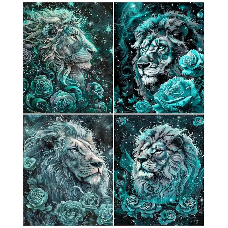 GATYZTORY Acrylic Paint By Numbers For Adults Blue Flower Lion Drawing On Number Diy Crafts Wall Decor Gift Coloring With Number
GATYZTORY Acrylic Paint By Numbers For Adults Blue Flower Lion Drawing On Number Diy Crafts Wall Decor Gift Coloring With Number