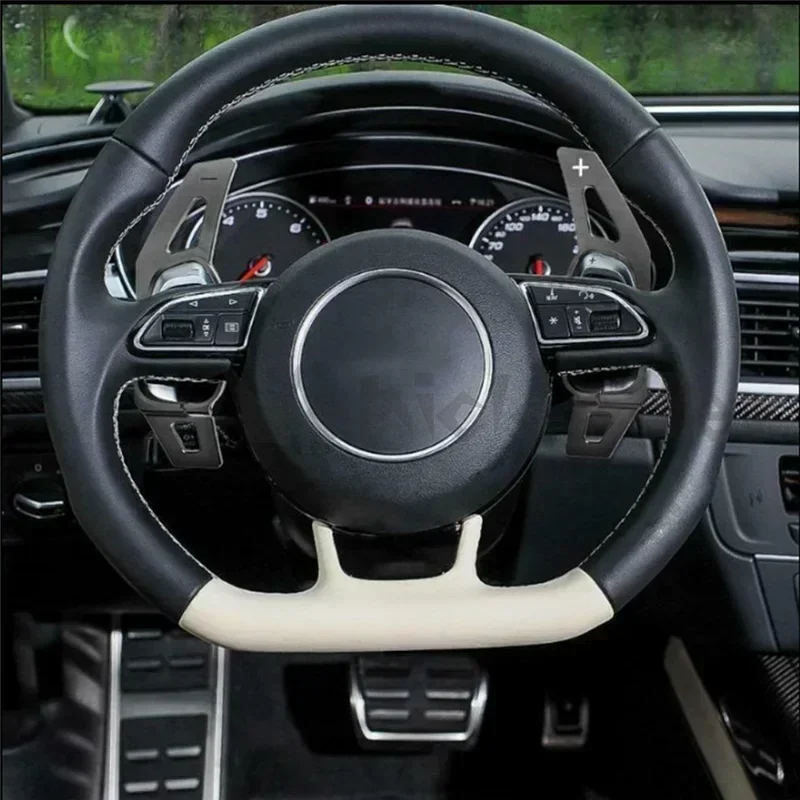 2pcs Car Steering Wheel Shift Paddle Shifter Extension For Audi A5 S3 S5 S6 SQ5 RS3 RS6 RS7 2015 2016 Sportback Aluminum Alloy
2pcs Car Steering Wheel Shift Paddle Shifter Extension For Audi A5 S3 S5 S6 SQ5 RS3 RS6 RS7 2015 2016 Sportback Aluminum Alloy