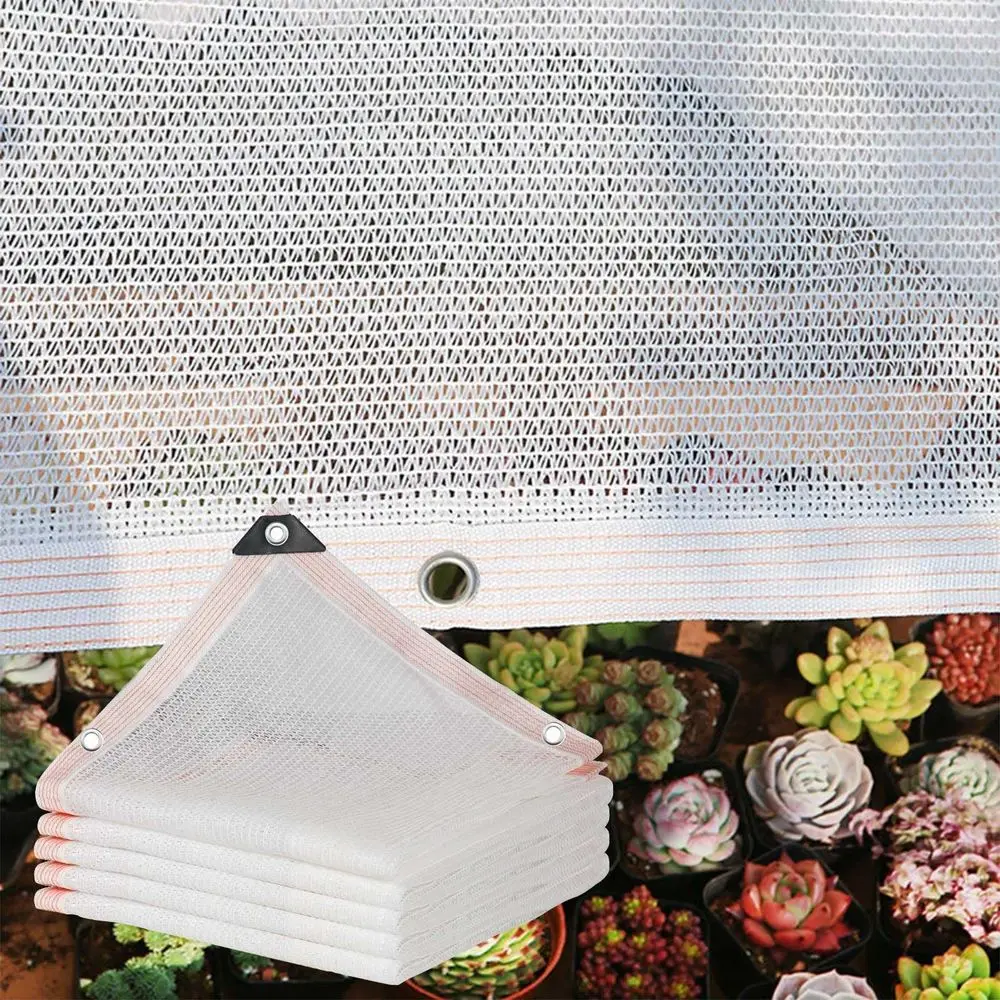 Shade Cloth, 55 Sun Shade Net with Grommets, Plant Shades Mesh Tarp, Chicken Coop Shade Cover, White Shade Cloth for Greenhouse
Shade Cloth, 55 Sun Shade Net with Grommets, Plant Shades Mesh Tarp, Chicken Coop Shade Cover, White Shade Cloth for Greenhouse