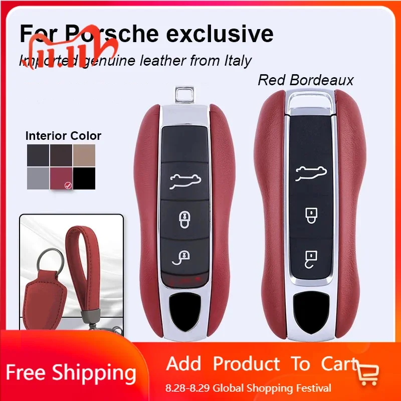 Interior Stickers Luxury Leather Fob Remote Keys Case Key Cover Key Shell Replace For Porsche Boxster Cayman Panamera Cayenne Ma
Interior Stickers Luxury Leather Fob Remote Keys Case Key Cover Key Shell Replace For Porsche Boxster Cayman Panamera Cayenne Ma