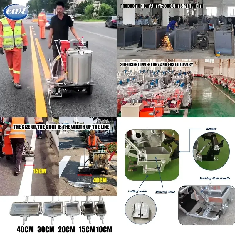 AP01 ISO Certified High Efficiency Thermoplastic Road Marking Machine for Road Paint Application Road Marking Equipment
AP01 ISO Certified High Efficiency Thermoplastic Road Marking Machine for Road Paint Application Road Marking Equipment