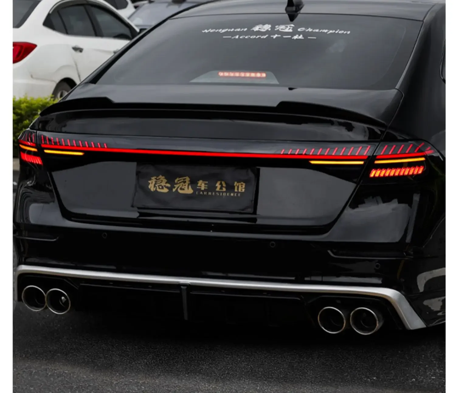 Applicable to 23 11th generation Accord tail light assemblies through blackened Audi RS water steering
Applicable to 23 11th generation Accord tail light assemblies through blackened Audi RS water steering