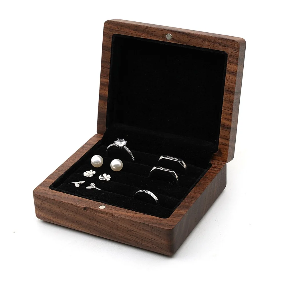 Wooden Necklace Earring Jewelry Storage Packaging Box Birthday Gift Box Shopping Center Jewelry Display Stand Ring Storage Box
Wooden Necklace Earring Jewelry Storage Packaging Box Birthday Gift Box Shopping Center Jewelry Display Stand Ring Storage Box