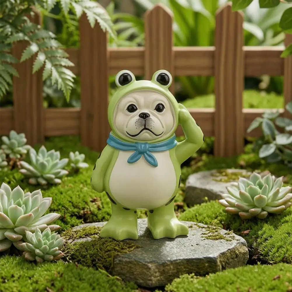 Bulldog Garden Statue, Outdoor Resin Ornament, Bulldog in Frog Suit Cute Yard Patio Decor, Waterproof Dog Figurine Gift for Pet
Bulldog Garden Statue, Outdoor Resin Ornament, Bulldog in Frog Suit Cute Yard Patio Decor, Waterproof Dog Figurine Gift for Pet