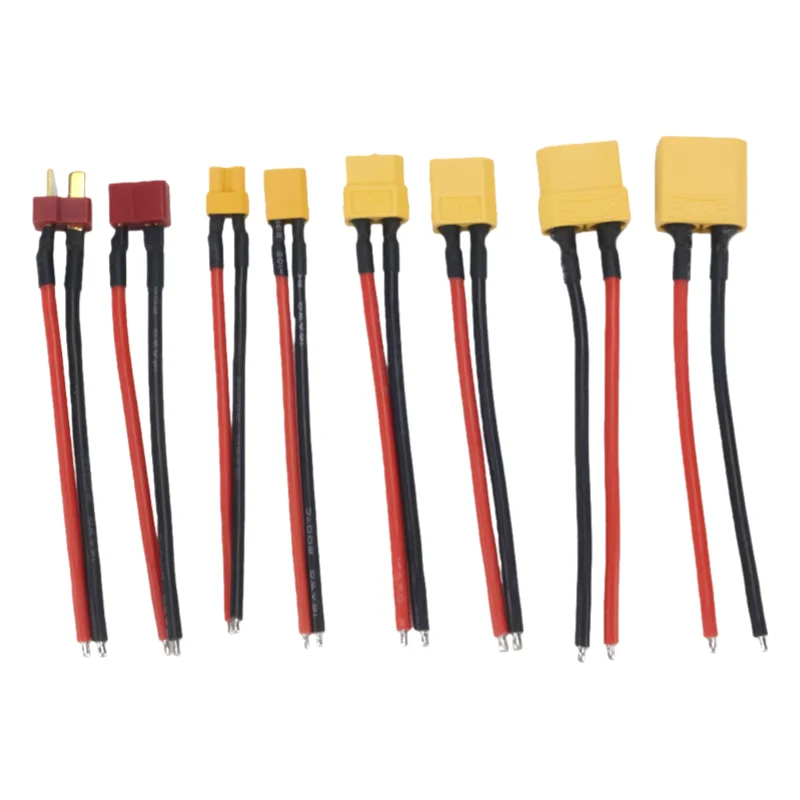 XT30 XT60 XT90 T Разъем «папа/гнездо» с силиконовым проводом 100 мм 14/16AWG для кабеля батареи Rc ESC FPV Drone
XT30 XT60 XT90 T Разъем «папа/гнездо» с силиконовым проводом 100 мм 14/16AWG для кабеля батареи Rc ESC FPV Drone