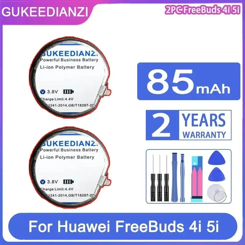 Прочные аккумуляторы для наушников Huawei Freebuds 4i 5i, 2 шт., 85 мАч, для Bluetooth-наушников
Прочные аккумуляторы для наушников Huawei Freebuds 4i 5i, 2 шт., 85 мАч, для Bluetooth-наушников