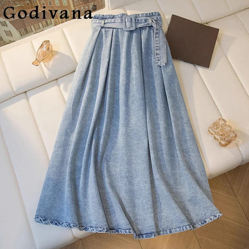 Large Size Women's Autumn 2025 New Leisure Loose Elastic Denim Skirt Girls Personalized High Waist Versatile Big Swing Skirts
Large Size Women's Autumn 2025 New Leisure Loose Elastic Denim Skirt Girls Personalized High Waist Versatile Big Swing Skirts