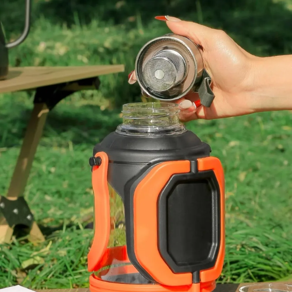1500ML Sport Water Bottle with Back Belt and Filter Large Capacity Tea-water Separation Cup Heat/Cold Resistant Folding Handle
1500ML Sport Water Bottle with Back Belt and Filter Large Capacity Tea-water Separation Cup Heat/Cold Resistant Folding Handle