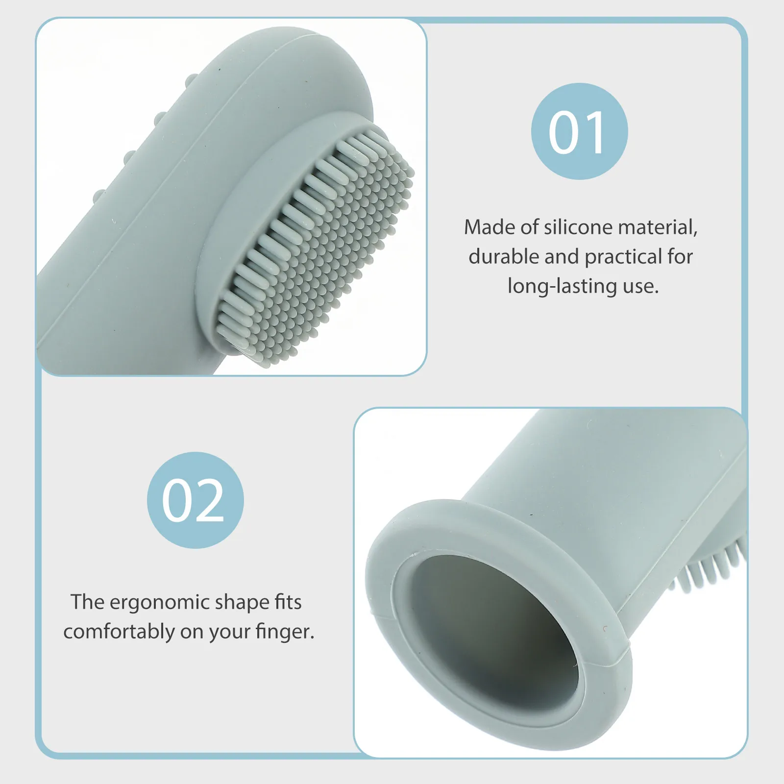 3pcs Baby Finger Toothbrush Kids Children Silicone Teeth Cleaning Brush Toddler Gum Massage Soft Durable Ergonomic Design Early
3pcs Baby Finger Toothbrush Kids Children Silicone Teeth Cleaning Brush Toddler Gum Massage Soft Durable Ergonomic Design Early