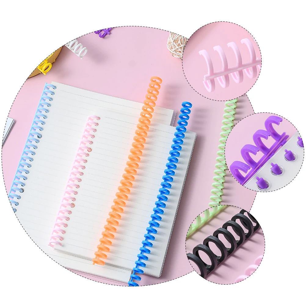 5pcs Plastic Coil Binding Spirals R om Color Spiral Notebook Coils Ideal Corporate Offices
5pcs Plastic Coil Binding Spirals R om Color Spiral Notebook Coils Ideal Corporate Offices
