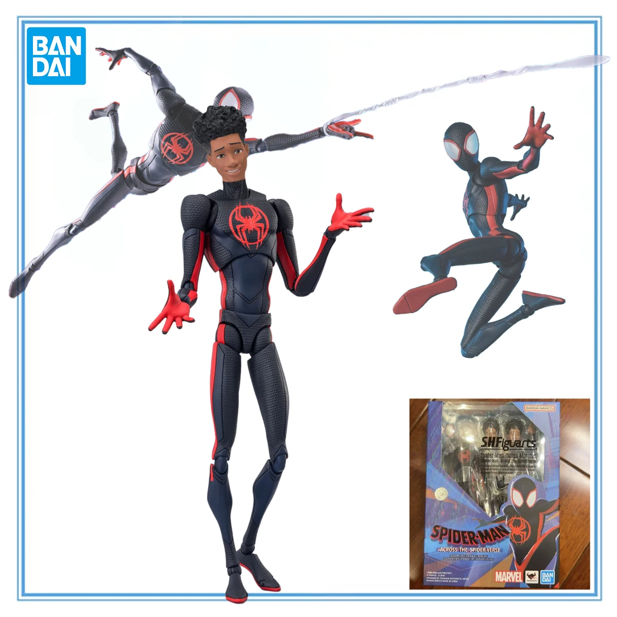 Original in Stock Bandai Spirits S.H.Figuarts Spider-Man: Across The Spider Verse Miles Morales Spider-Man (Miles Morales) Model
Original in Stock Bandai Spirits S.H.Figuarts Spider-Man: Across The Spider Verse Miles Morales Spider-Man (Miles Morales) Model