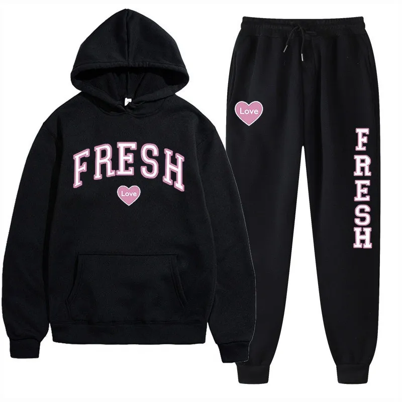 New Spring and Autumn Women's Hoodie Set, Fashionable Casual Trendy Couple Sweatshirt Set
New Spring and Autumn Women's Hoodie Set, Fashionable Casual Trendy Couple Sweatshirt Set